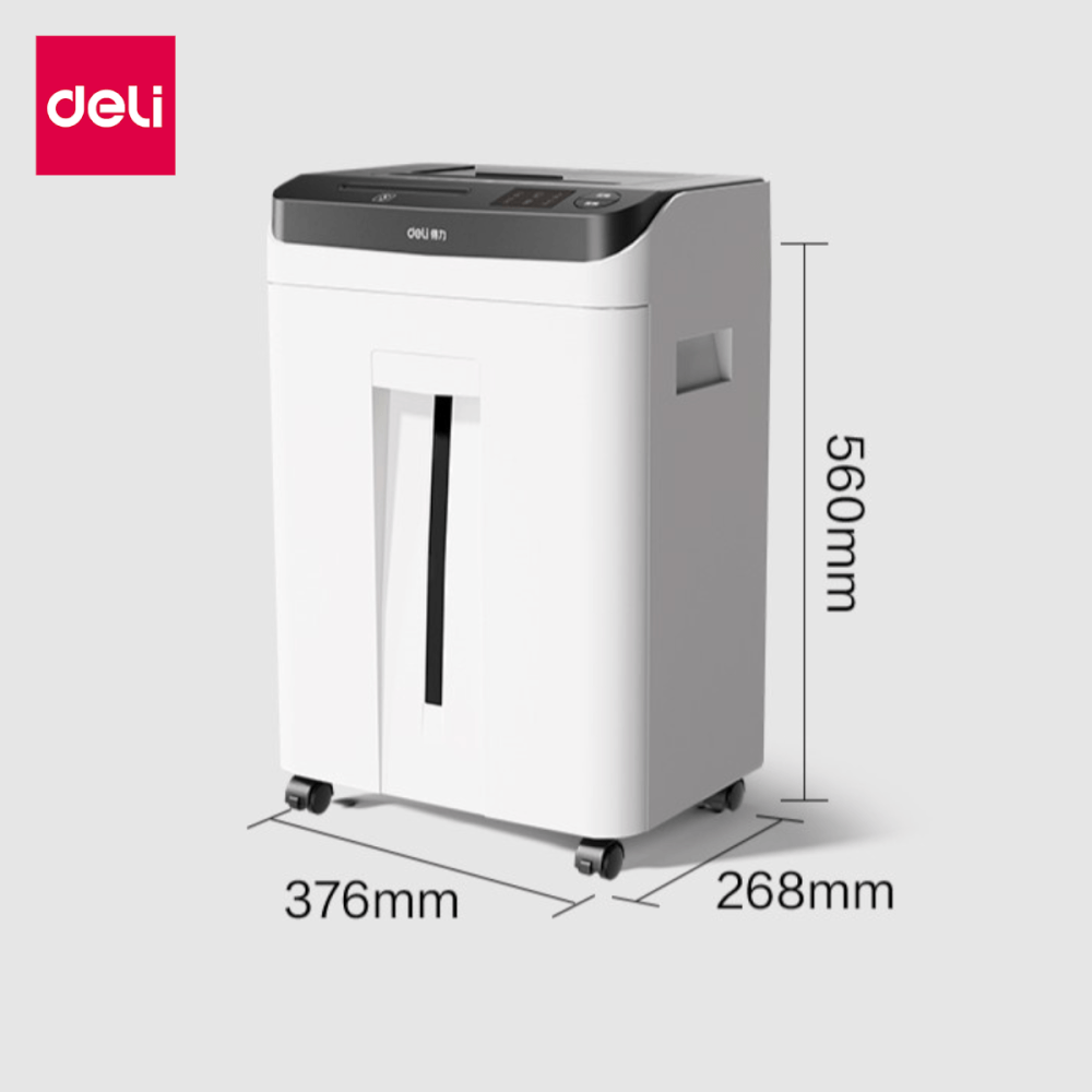 เครื่องทำลายเอกสารอัตโนมัติ DELI GA850-WH-01 25ลิตร สีขาว